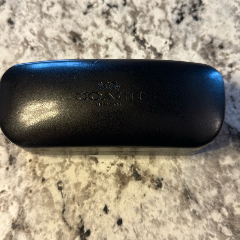 Coach Black Eyeglass Case